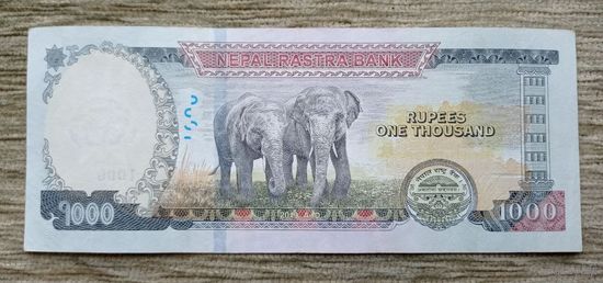 Werty71 Непал 1000 рупий 2019 банкнота