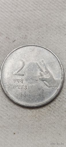 Индия 2 рупе 2009