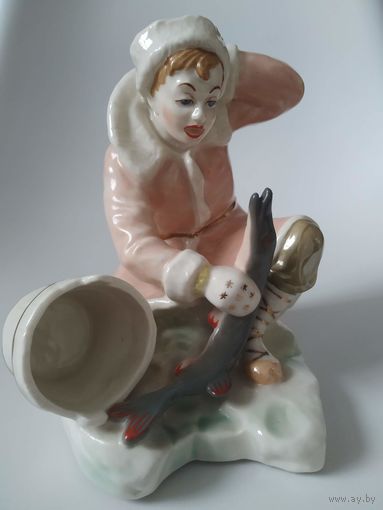 В коллекцию! Статуэтка Емеля со щукой Минск Минский завод! Люкс!