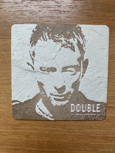 Подставка под пиво "Double" /Екатеринбург, Россия/