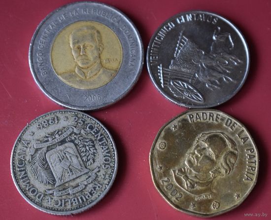 Доминикана 4 монеты