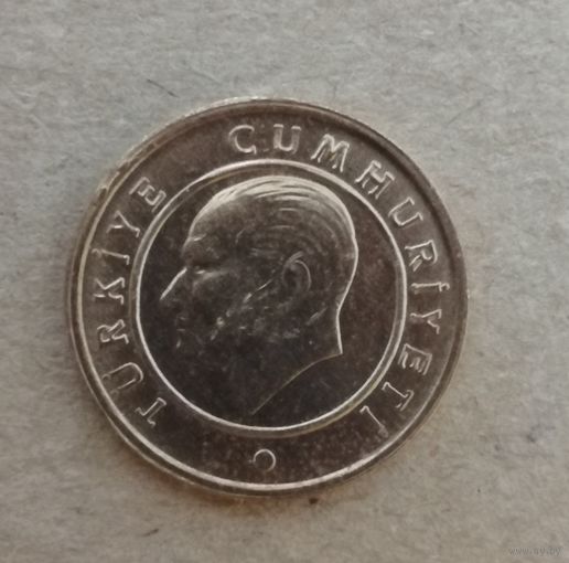 Турция 1 куруш, 2013 г., KM# 1239   ю