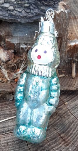 Игрушка ёлочная. Космонавт. СССР.