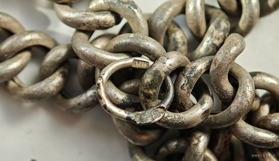 До 1917 года цепочка для часов карманных серебро 84 проба