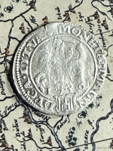 Грош широкий. 1536г.