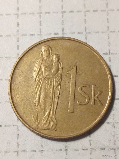 1 крона Словакия 1994 год