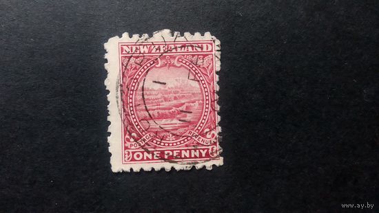 Новая Зеландия \201вк\ 1900 ландшафт  штемпель  ROTORUA