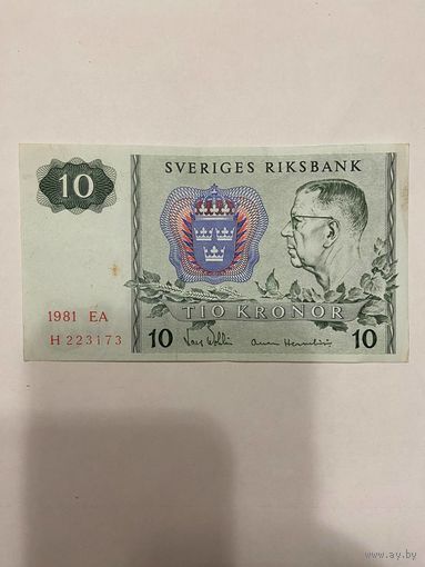Швеция 10 крон 1988-2301