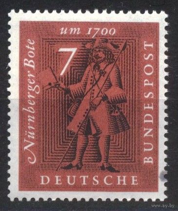 ГЕРМАНИЯ, ФРГ - 1961 [Mi. 365]  Гашеная (DE04)