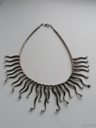 Колье СССР, Медуза, посеребрение