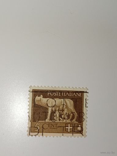 Италия 1929 Капитолийская волчица - символ Рима.