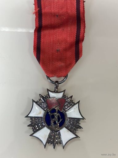 Знак нагрудный медаль Польша.  Много Лотов с рубля