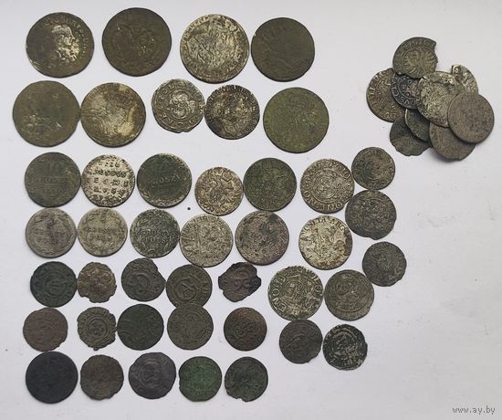 Монеты ВКЛ и Речи Посполитай с рубля Шестаки Солид Батория и другие Монеты без мешательст Копанные  Смотрите также