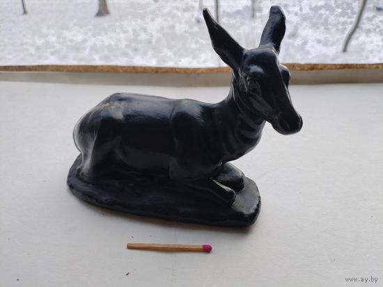 Статуэтка. Оленёнок / Молодой олень. силумин. высота 11 см.