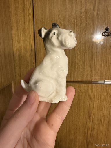 Собачка форфор