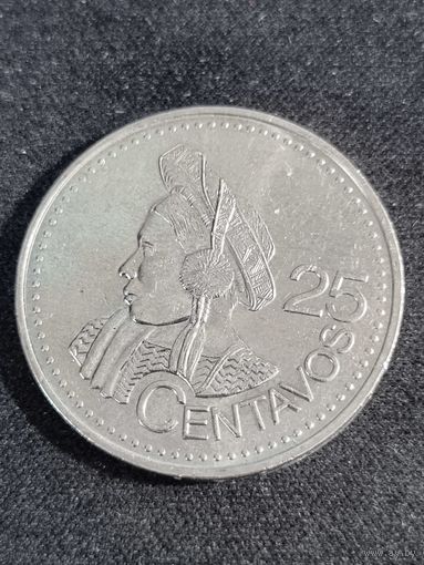 ГВАТЕМАЛА 25 сентаво 2000