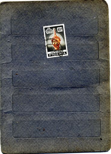 НИГЕРИЯ,1953,   УКРАШЕНИЕ,  1м  гашен