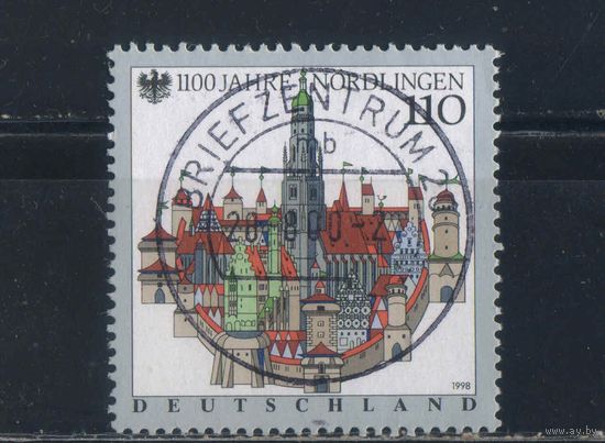 Германия 1998 1100 летие Нёрдлингена Старый город #1965