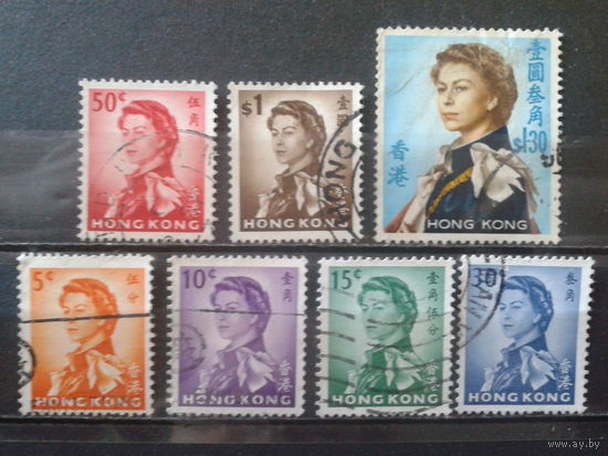 Гонконг 1962 колония Англии Королева Елизавета 2