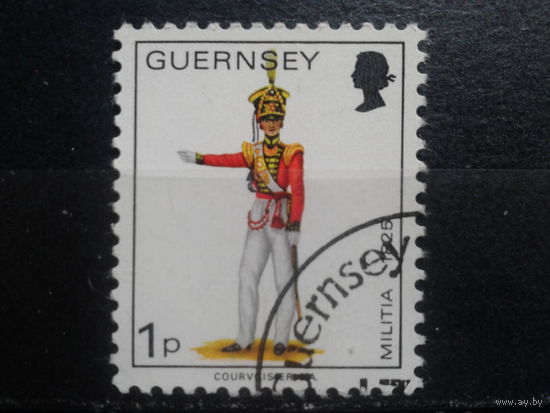 Гернси 1974 Офицерская форма 1825 г