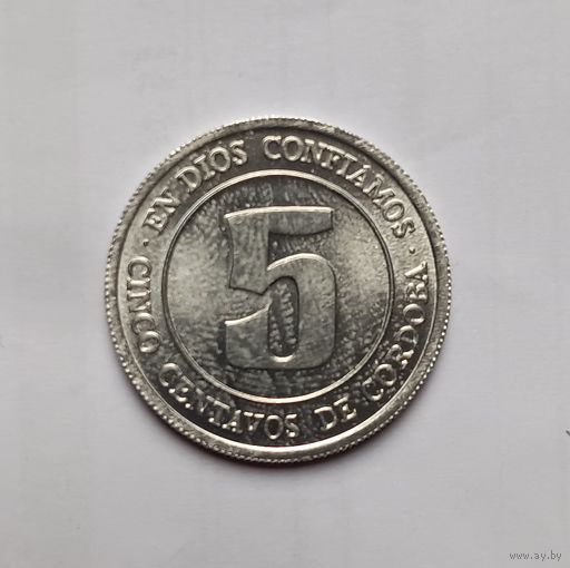 5 центавос 1974 Никарагуа