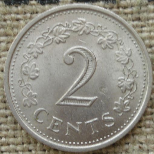 2 цента 1977 Мальта