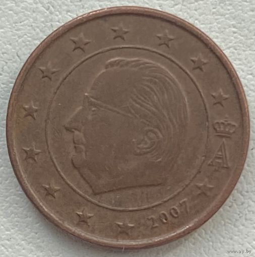 Бельгия 1 евроцент 2007 г.