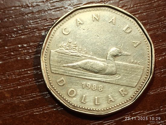 Канада 1 доллар 1988
