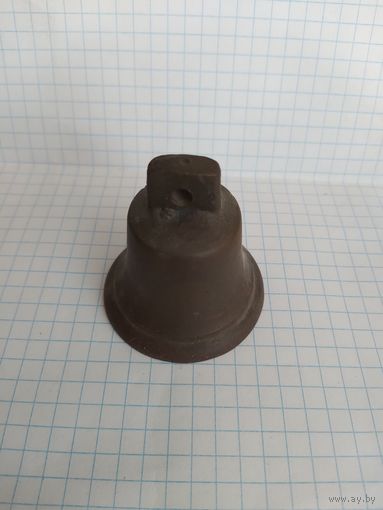 Колокольчик бронзовый, старинный. Красивый звон.