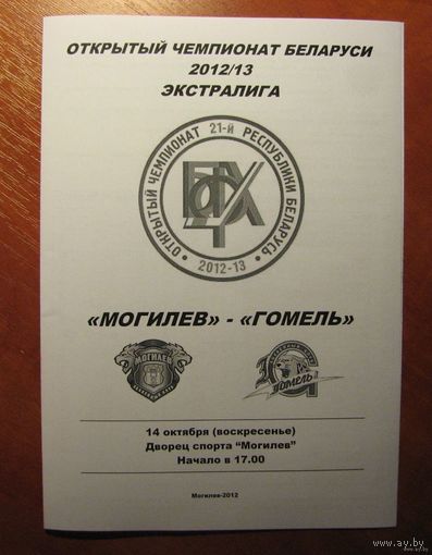 МОГИЛЕВ - ГОМЕЛЬ 14.10.2012