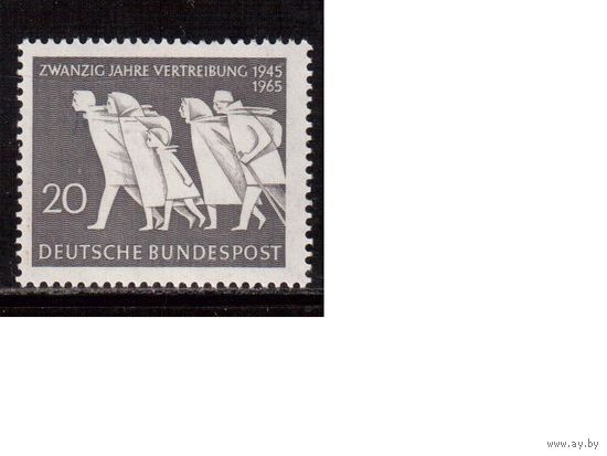 Германия(ФРГ)-1965,(Мих.479), **,  20-лет переселению(беженцы)
