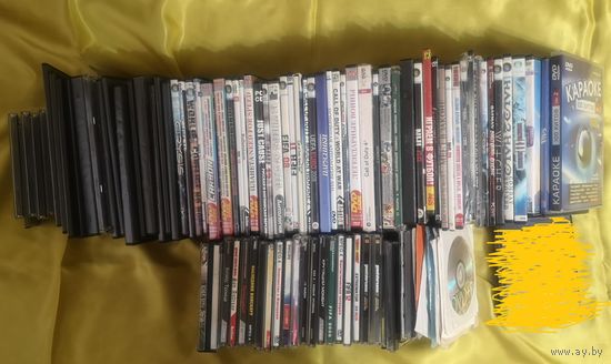 Диски с играми,фильмами,Коробки для дисков CD, DVD,Пустые DVD боксы (футляры) (Одним лотом)Все то ЧТО ВЫ ВИДИТЕ НА ФОТО!