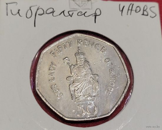 Гибралтар 50 пенсов 2008