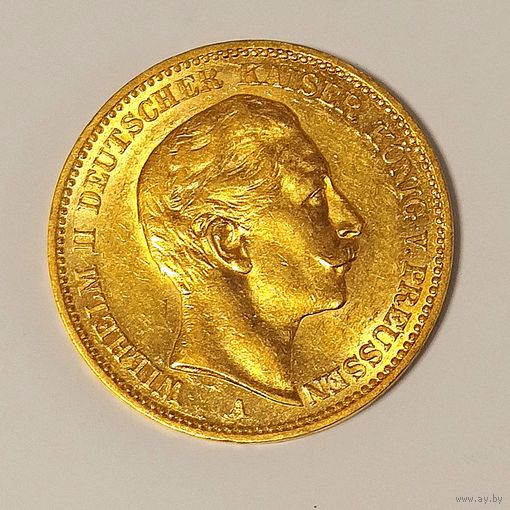 20 марок Пруссия 1898г.