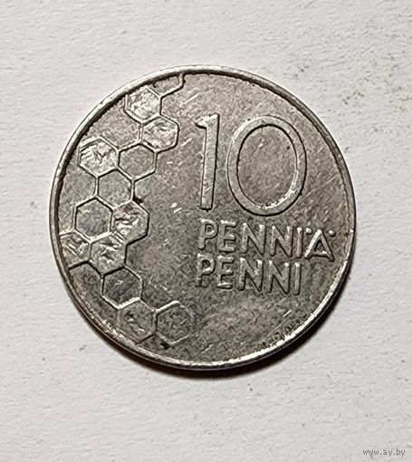 Финляндия 10 пенни, 1990