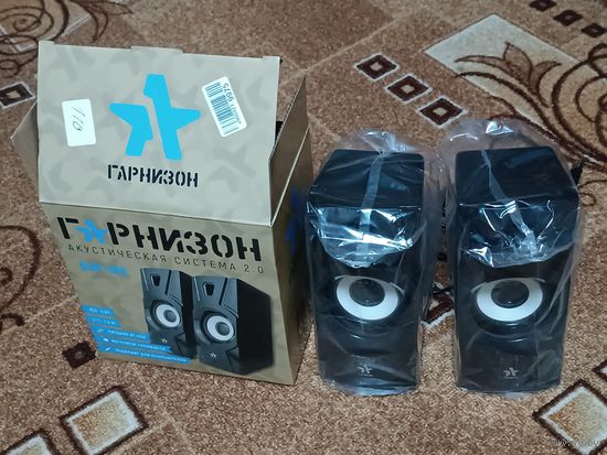 Акустическая система 2.0 колонки 6 Ватт 2,5" USB подключение
