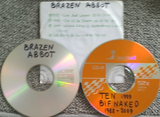 CD MP3 BRAZEN ABBOT, TEN (1999 Compilation), BIF NAKED, DEEP PURPLE (2003) - 2 CD