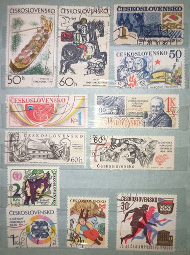 Марки Чехословакии, цена за одну марку
