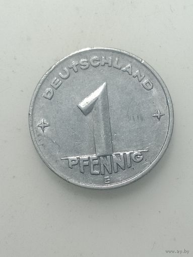 ГДР 1 пфенниг 1952 года . E