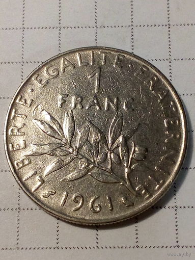 1 франк Франция 1961 год