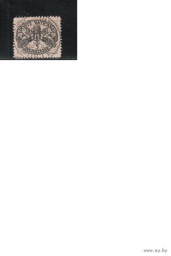 Ватикан-1945,(Мих.12) гаш. ,  Служебные,  Герб,