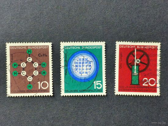 Германия 1964. Юбилеи в области техники и науки. Полная серия