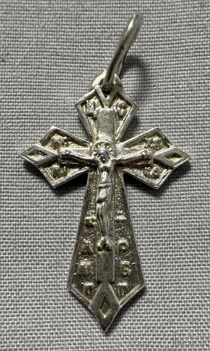 Крестик серебряный 925 проба. 18