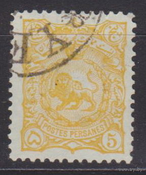 Персия Иран 1899 год  лот 4 (8) герб Лев