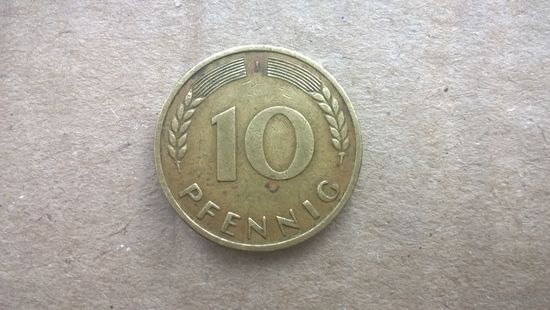ФРГ 10 пфеннигов, 1950"J". (D-89)