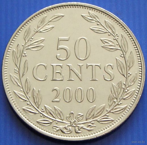 Либерия. 50 центов 2000 год  KM#17b.2