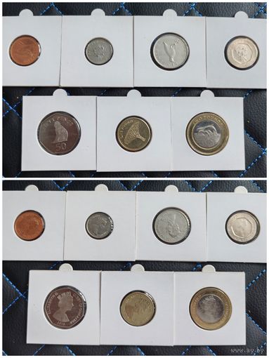 Распродажа !!! Гибралтар 7 монет (1, 5, 10, 20, 50 пенсов, 1, 2 фунта) 2013-2016 гг. UNC