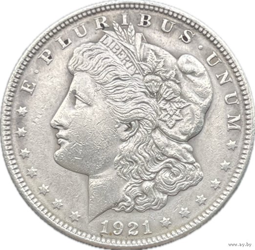 Доллар 1921 Морган Серебро 900
