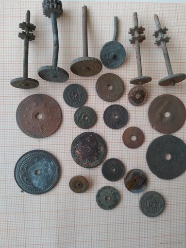 Крутилки от керосиновых ламп. 22 шт.