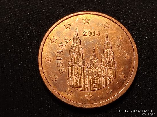 Испания 5 евроцентов 2014